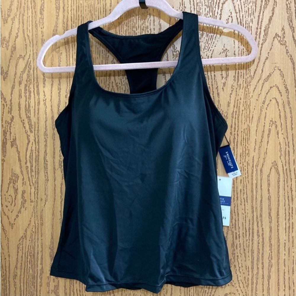 NWT Swimsuits For All Racer Back Tankini Top